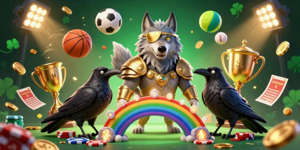 Experience the thrilling action at 789CLUB with vibrant Norse-themed gambling elements and dynamic sports visuals.
