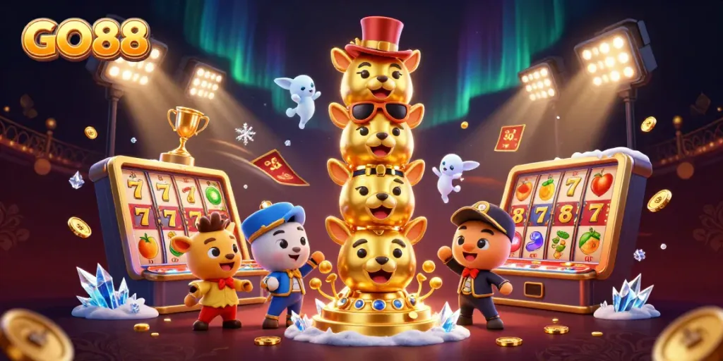 Experience exciting wins with GO88's vibrant casino game elements and dynamic action!