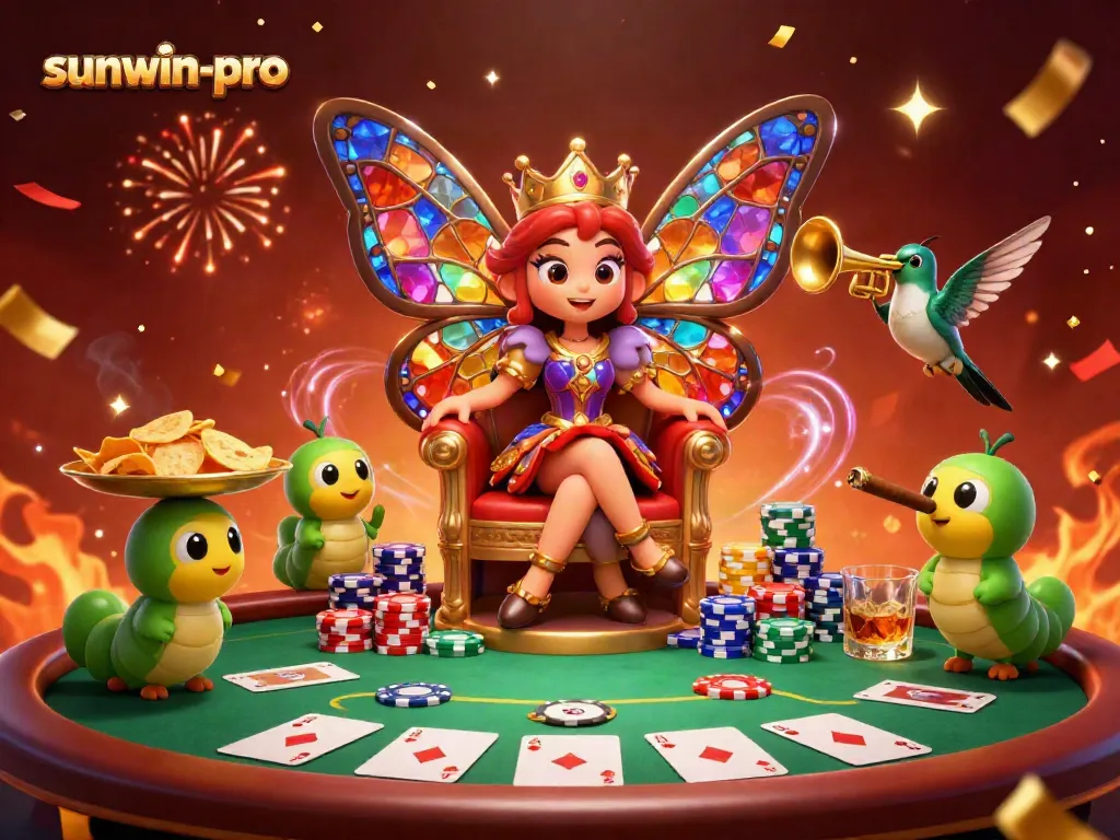 Experience thrilling games at sunwin-pro with a vibrant casino scene featuring poker royalty.