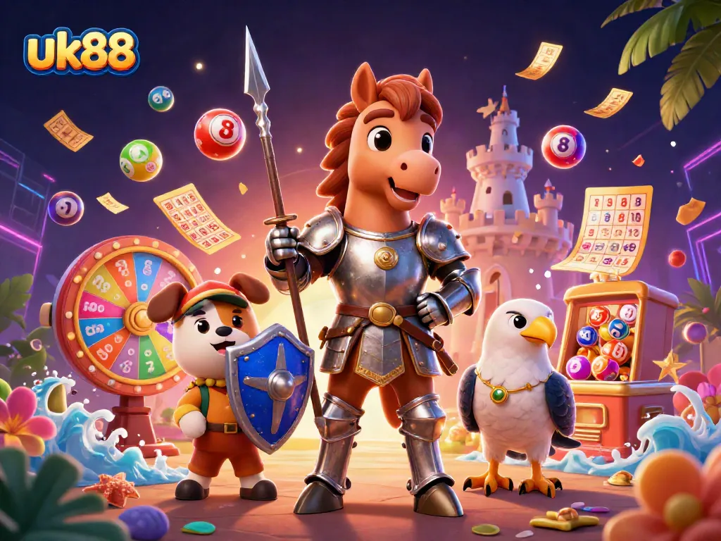 Experience thrilling moments with uk88 in a vibrant gaming explosion featuring lottery elements.