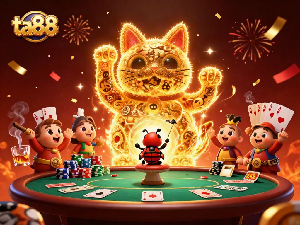 Experience the thrilling world of ta88 with our vibrant casino-inspired artwork.